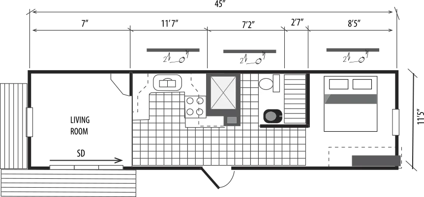 Apartment First floor plan - 澳客